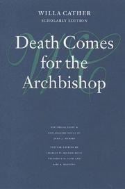 Death comes for the archbishop (1999, University of Nebraska Press)