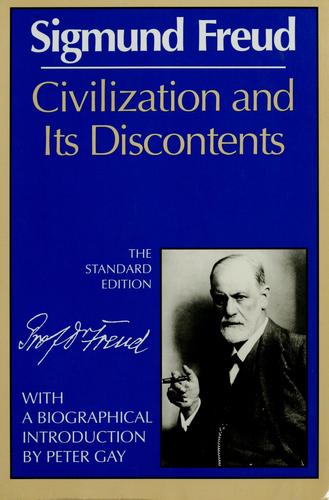 Civilization and its discontents (1961, Norton)