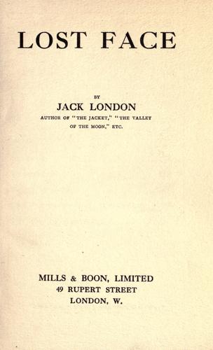 Lost face (1915, Mills & Boon)