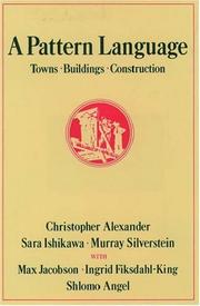 A Pattern Language (Hardcover, 1977, Oxford University Press)