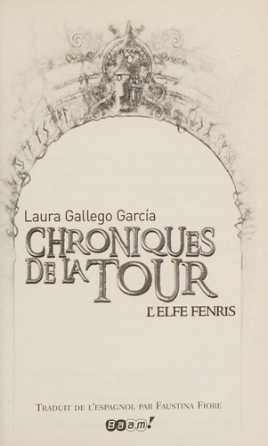 L'elfe Fenris (French language, 2008, Éd. J'ai lu)