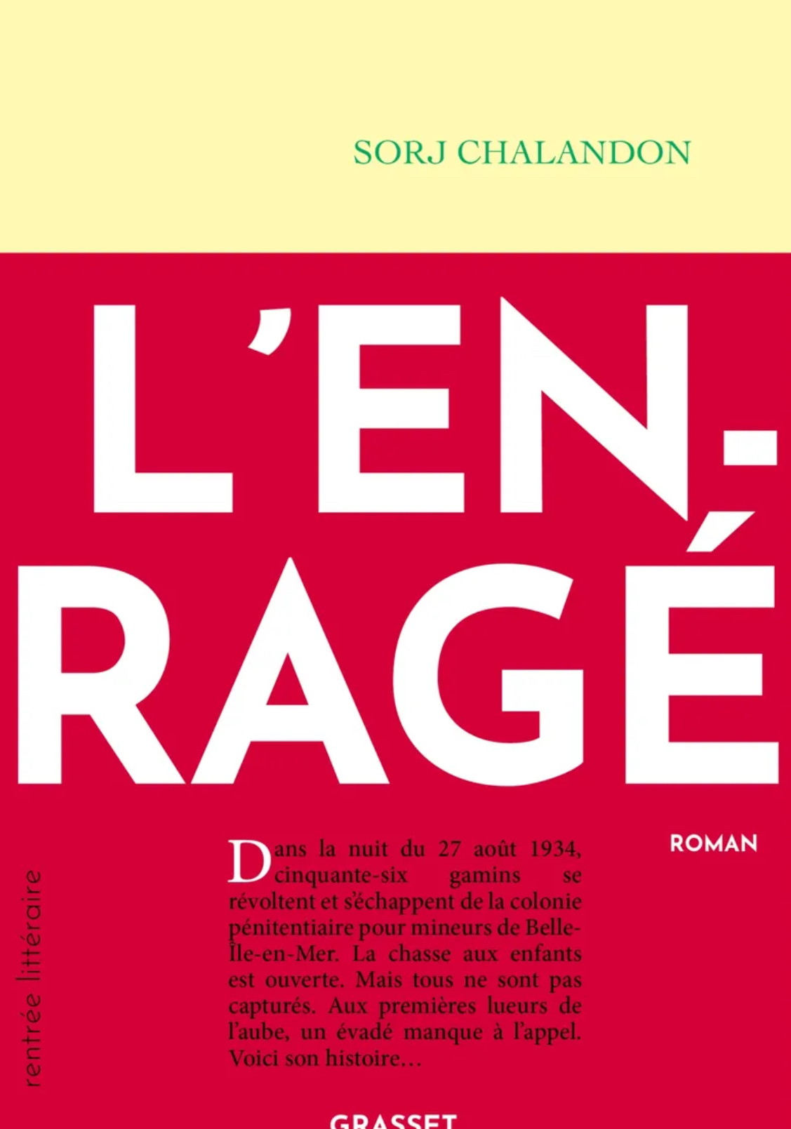 L’enragé (Paperback, Français language, Grasset)