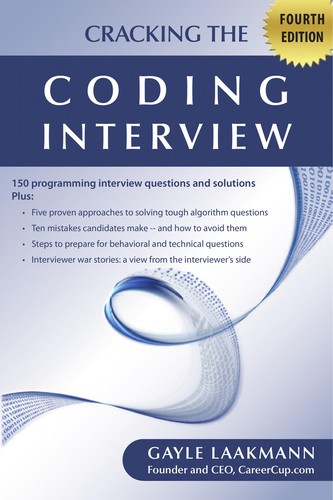 Cracking the coding interview (2010, CarrerCup)