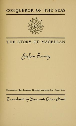 Conqueror of the seas (1938, The Viking press)