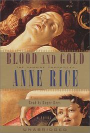Blood and Gold (Anne Rice) (2001, Random House Audio)