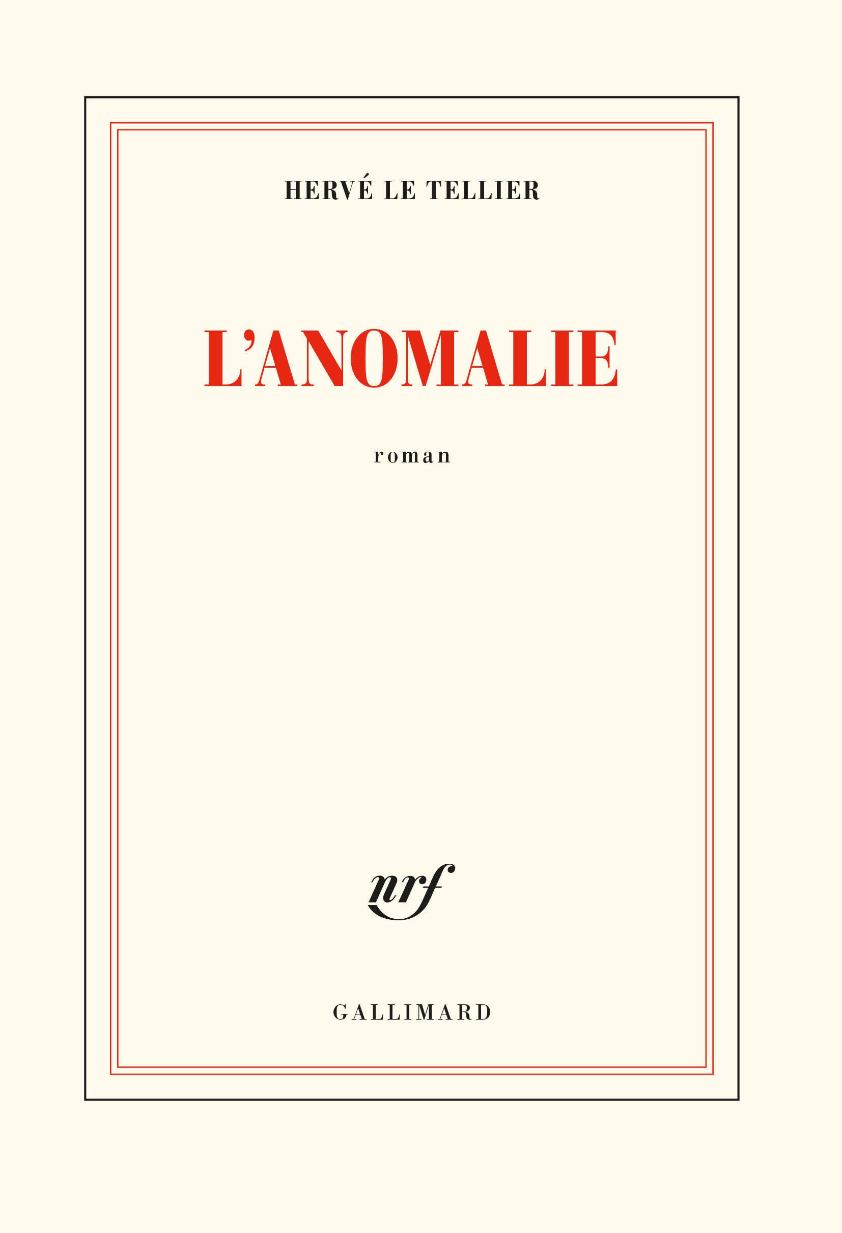 L'Anomalie (EBook, français language, 2022, Gallimard)