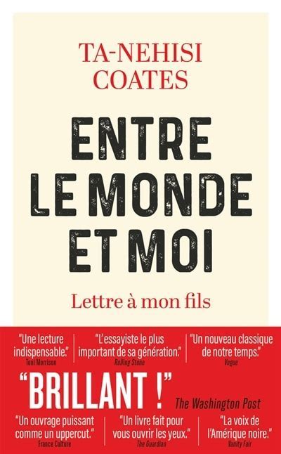 Entre le monde et moi (Paperback, français language, Autrement)