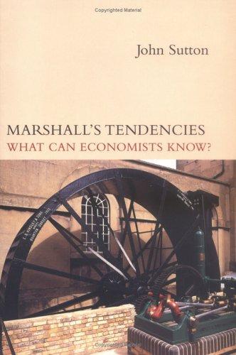 Marshall's Tendencies (Paperback, The MIT Press)