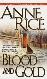 Blood and gold, or, The story of Marius (2002, Ballantine Books)