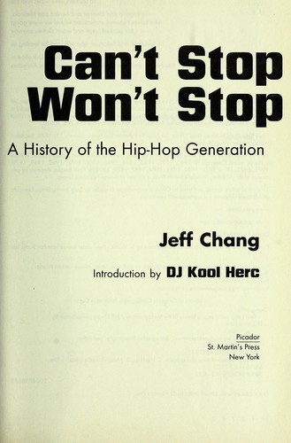 Can't stop, won't stop (2006, Picador)