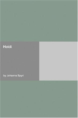 Heidi (Paperback, 2006, Hard Press)